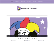 Tablet Screenshot of fools.ca
